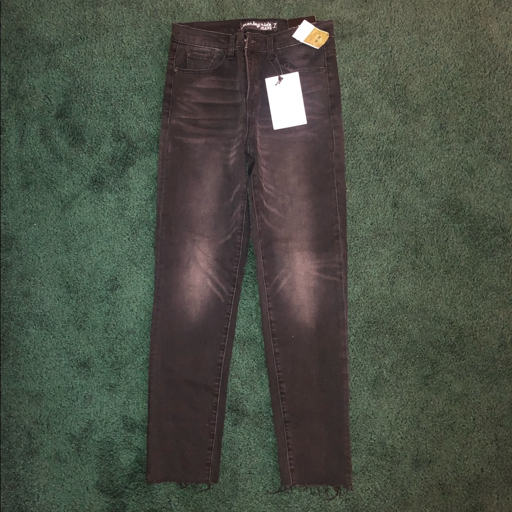 Monkey Ride Black Jeans Size 7
